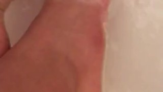 Getting my sexy feet ready for daddy