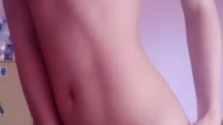 perfect body very  teen being naughty for daddy