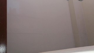 college classmate peeing standing up.