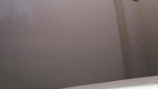 college classmate peeing standing up.