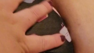 Showing my fat hairy pussy