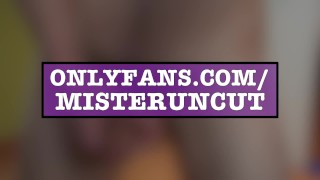 UNCUT COCK CUMSHOT, HAIRY GERMAN TEEN BOY!