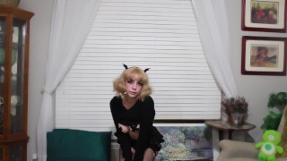 Semen Demon Succubus Strip Teases to her Favorite Song