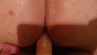 Mistress pegging slave