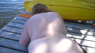 horny step-aunt needs my nephew cock for public impregnation creampie at the cottage - trailer