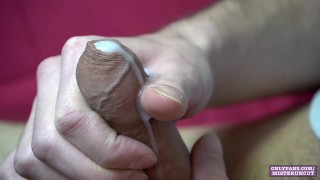 UNCUT COCK CUM TWICE! MASSIVE LOAD!