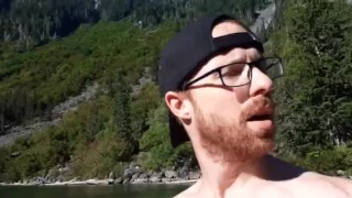 Showing my Johnson at Johnson Lake #CumSwallow #Nudist