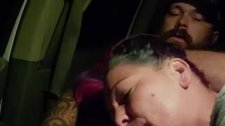 Sukie Rae gives blowjob in a truck