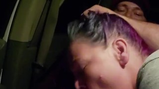 Sukie Rae gives blowjob in a truck