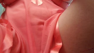Sensitive milf pussy creaming, squirting, cussing, shaking & screaming 