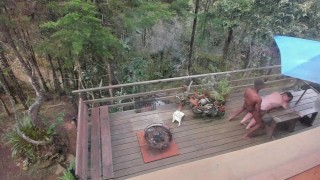 PAWG FUCKS 11 INCH BBC ALL OVER OUTDOORS - @elKonguito @sweetauroramae