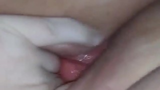 Teen pussy close to squirting 