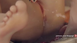 Uncharted Elena anal creampie