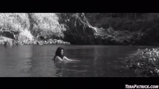 Me Tera Patrick naked in the river from my Anal Fever movie