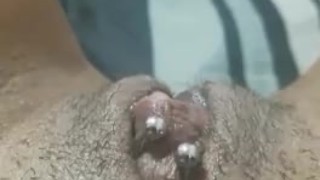 Closeup pussy orgasm