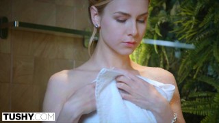 TUSHY Anal loving blonde student has hot sex with neighbor