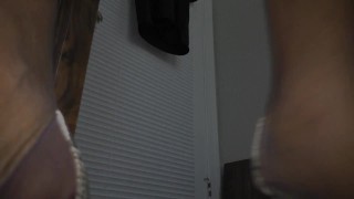 amaninheels | Giant Crossdresser | Peplum Dress POV
