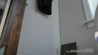 amaninheels | Giant Crossdresser | Peplum Dress POV