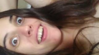 Silly Crazy Dumb Hairy Camgirl Muses About Tooting Farts After Farting a Small Stinky Fart