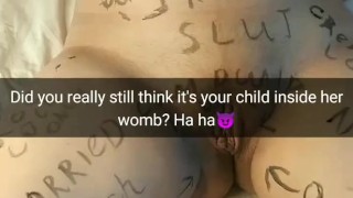 Looks like my wife pregnant not from me...[Cuckold. Snapchat]
