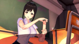 Nande Koko ni Sensei ga!? Kana Kojima (3D HENTAI)