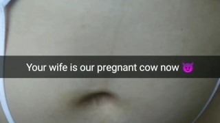Two strangers slowly seduce my wife. Now she pregnant from one of them and now they send me this...