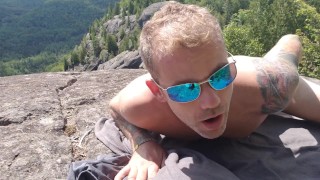 Outdoor trip high in the mountain