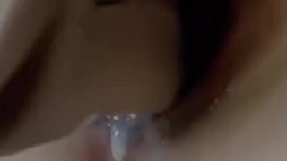 watch me fuck my creamy and wet pussy just for you 