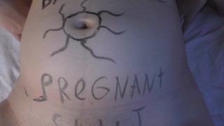 Married girl first time try dirty bodywriting kink! Preparing before pervert sex