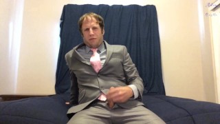 Groom Jerks and Cums On Face Of Homo Sub POV