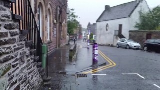 piss on the pavement