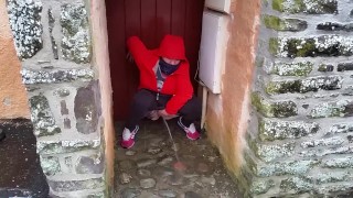 piss on the pavement