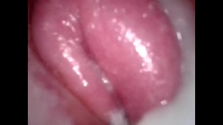 cum see inside my creamy pussy