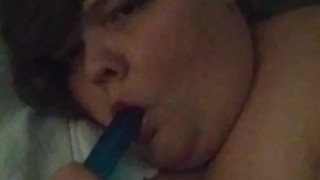 Dildo blowjob