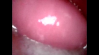 inside my cum filled pussy