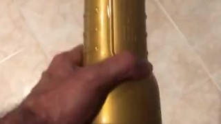Stepbrother masturbation with super tight and wet Fleshlight Stamina. Reydebastos 
