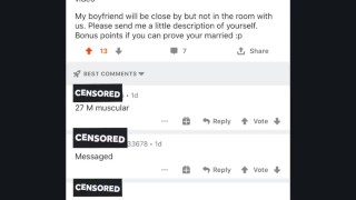 Fucked a cheating married man from reddit - boyfriend waited in the car 