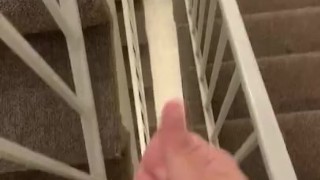 Delivery Stairwell Wank