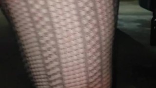 Pushing a Butt Plug Into My Sissy Ass in Public!