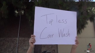 Alix Lovell Hosting a nude carwash and a blowjob to go with it