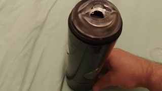 Got hard with porn, finished off with toy