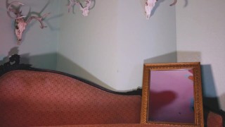 Brodie makes you watch as they try on leather pants and a new strapon harness before they fuck you