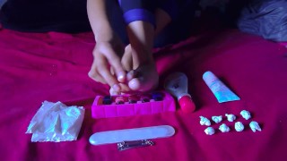 Painting my nails at home