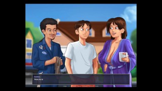 Summertime Saga Part 25: Jerking Off in Front of Debbie