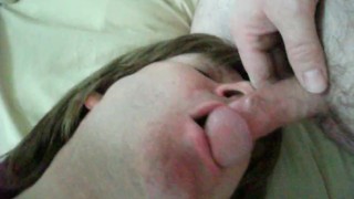 Sissy Lucy Sucks Cock. Vintage archive from 2011