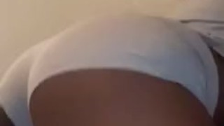 Teen ebony girl loves to tease 