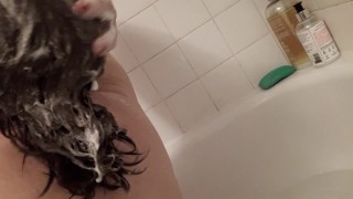 Washing my hair 