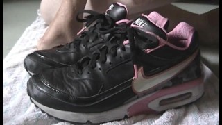 Again and Pink Nike Classics BW