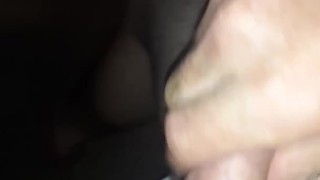 Slow strokes on my dick 