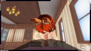 3D HENTAI POV Redhead Girlfriend Sucks Your Cock